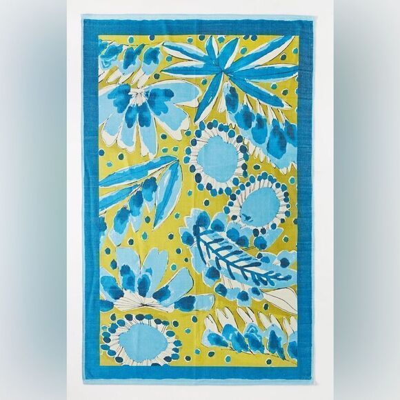 Vera for Anthropologie Handwoven Periwinkle Rug NEW 5 x 8